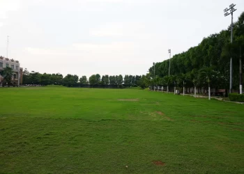 Spacious Daffodil Lawn for weddings at Chattarpur Farms in Nagpur