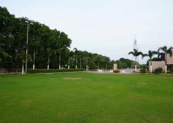 Daffodil Lawn outdoor wedding space at Chattarpur Farms in Nagpur