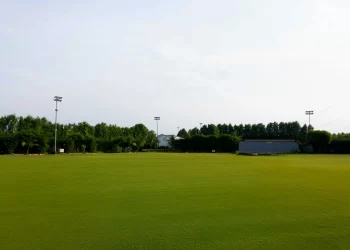 Spacious Tulip Lawn for outdoor weddings at Chattarpur Farms in Nagpur