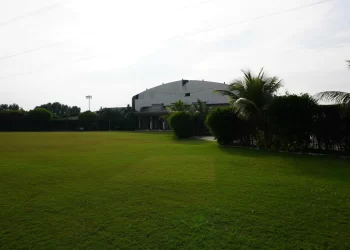 Tulip Lawn wedding venue at Chattarpur Farms in Nagpur